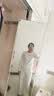 IEF/爱依服【微胖】2026秋季新款长袖T恤女圆领字母印花韩系上衣 实拍图