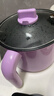 电煮锅电锅电炒锅多功能一锅宿舍电煮锅1-2人蒸煮一体 仙女紫-双档【单锅+蒸笼】不粘内胆 限时特价一天 实拍图