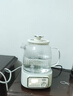 美的（Midea）花漾0胶水全玻璃养生壶 多功能煮茶壶 母婴烧水壶 恒温电热水壶 全自动一体煮茶器1.2L YS12B302J 实拍图
