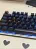 达尔优（dareu）EK815机械合金版机械键盘 有线键盘 游戏键盘 108键 单光 多键无冲 吃鸡键盘黑银红轴 实拍图