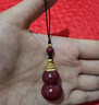 自由说朱砂葫芦吊坠项链可打开空心瓶子转运珠挂件护身符男款挂件配饰 朱砂吊坠 实拍图