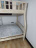 汀煌实木上下床双层床小户型架子上下铺双人子母床两层木床高低儿童床 【爬梯款】上115下135+床垫*2 实拍图
