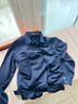 七匹狼长袖t恤男固色简约秋季翻领纯棉polo保罗衫男装商务纯色打底衫 藏青-3.0升级纯棉固色 2XL 180/96A(XXL) 实拍图
