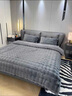 南极人冬季牛奶绒被子1.5米x2米可拆洗加厚冬被宿舍单人保暖棉被芯被褥 大方格蓝【加厚保暖 可拆洗】 150x200cm【被套+棉被】重约7斤 实拍图