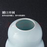 景德镇官方影青釉手工创意陶瓷茶叶罐家用茶具配件防潮储存罐装储物罐 葫芦罐 600ml 1个 实拍图