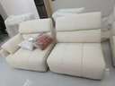 冬熊轻奢真皮沙发简约现代客厅小户型沙发大象耳朵乳胶直排沙发奶油风 大四人位3.1米 旗舰版：头层牛皮+凝胶记忆棉+6CM紫罗兰 实拍图