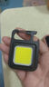 SHENYU强光手电筒便携迷你工作灯钥匙扣小手电筒多功能随身灯充电灯家用 标准版500MA-塑料款 实拍图