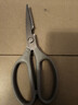 强力合金剪刀办公剪德国进口厨房剪家用剪刀多功能 居家裁剪用办公剪彩神器 银色大柄款 实拍图