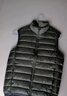 优衣库男装高级轻型羽绒背心/休闲羽绒马甲472294 56 橄榄色 XL /180/108B 实拍图