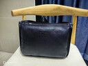 澳懿斜挎包男士真皮挎包单肩包男包头层牛皮包休闲背包青年时尚大容量 细纹黑色款 大号-长32高23厚10公分 实拍图