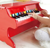 Hape(德国)钢琴玩具男女孩音乐器启蒙木质25键钢琴红色节日礼物E8466 实拍图