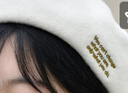 Siggi100%羊毛贝雷帽女秋冬季保暖字母可爱百搭优雅气质复古画家帽子女 实拍图