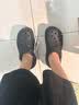 CROCS卡骆驰檀健次同款经典泡芙洞洞鞋轻便舒适男女同款花园鞋|207521 黑色-001(含智必星) 36 /37(220mm) 实拍图