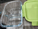 乐扣乐扣（locknlock）耐热玻璃饭盒微波炉保鲜盒密封冰箱便当盒LNG527Y_2L 实拍图