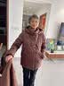唐致中老年羽绒服女短款新中式妈妈冬季外套60岁老人奶奶太太加厚冬装 【新国标90绒】咖色 2XL 【建议106-120斤】送运费险 实拍图