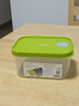 茶花（CHAHUA）冰箱收纳保鲜盒塑料微波炉饭盒密封盒便携便当盒水果盒储物盒 1.3L绿色 可微波可冷藏【食品级】 实拍图
