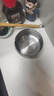 思米花防风不锈钢烟灰缸加厚家用网咖KTV会所宾馆金属耐摔不会烂烟缸 本色（小号） 实拍图