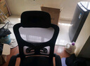 星奇堡电脑椅家用学习升降椅子书桌椅办公人体工学电竞椅写字舒适久坐 【逍遥款】黑框黑网+头枕 实拍图