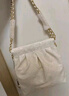 CHARLES&KEITH子母链条大容量流浪包托特包单肩斜挎包女包生日礼物CK2-40671449 【L号】Cream奶白色 L 实拍图