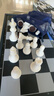 友邦（UB） 国际象棋黑白磁性折叠便携成人儿童学生教学用棋4812B-C(大号) 实拍图