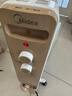 美的（Midea）【金缕衣】取暖器家用/电暖器/电暖气/加湿烘衣/13片全屋大面积取暖器/电热油汀取暖器NY2213-18GW 实拍图
