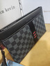 Cohnim kevin奢侈品男士手包手拿拉链男包手抓长钱包送老公男友七夕情人节礼物 【时尚百搭】c211格子黑【休闲百搭】 实拍图