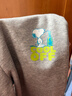 史努比（SNOOPY）童装儿童裤子男童卫裤中大童运动裤春装 COOLOFF/灰色 150 实拍图