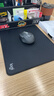 罗技（G）游戏电竞鼠标垫布面中小号办公细面加厚锁边鼠标垫 罗技鼠标垫-黑色(250*300*3mm) 实拍图