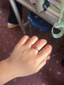 DR求婚钻戒K金/铂金Au750经典款初雪之吻结婚莫桑钻戒指情人节礼 50分莫桑钻 PT950 活口(大小可调节) 实拍图