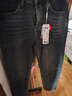 森马（Semir）森柔|牛仔裤男冬季弹力磨毛锥形裤基础百搭通勤长裤103724124102A 实拍图