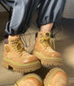 骆驼（CAMEL）【山丘2.0】大黄靴户外马丁靴 L24W076664A 咖色 37 实拍图