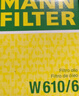 曼牌（MANNFILTER）机油滤清器机滤机油滤芯W610/6思域雅阁缤智飞度CRV思铂睿冠道 实拍图