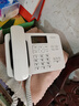 飞利浦（PHILIPS）电话机座机 有线固定电话 办公家用 免电池 双接口 一键拨号 免提通话 来电显示 CORD492 (白色) 实拍图