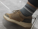 骆驼（CAMEL）男士潮流复古拼接厚底百搭运动休闲板鞋 G13A342155 小麦色 43 实拍图