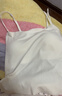 草本初色免穿内衣女背心美背打底内搭一体式带杯垫文胸 月光白【短款】 M 实拍图