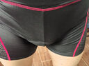 CAVALRY骑行内裤自行车短裤男女硅胶坐垫山地车公路车裤子座垫 黑红L 实拍图