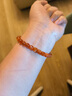 双萍金太阳石手链金沙橙月光猫眼日光石手串多圈金草莓晶情侣礼物手饰 收藏级金太阳石7mm 实拍图