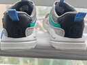 基诺浦宝宝学步鞋 春秋儿童时尚运动机能鞋 软底透气儿童男女童鞋GY1628 灰色/白色/黑色/绿色 29 185mm 适合脚长181-190mm 实拍图