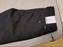 利郎青年商务男装【周翔宇联名】休闲裤男薄绒通勤阔版长裤Q4DXK301 黑色 32 (170/80A) 实拍图