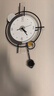 美世达（MEISD）挂钟客厅创意钟表挂墙个性时尚时钟大气家用石英钟装饰现代简约钟 大号：36*61(表盘23)CM 实拍图