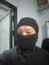 洛克兄弟骑行头套保暖骑行面罩冬季户外摩托车头套全脸防风围脖男女 秋冬薄抓绒-骁卫 黑色 实拍图