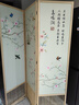 祥朗实木屏风隔断玄关现代简约可移动折叠家用遮挡帘客厅新中式推拉 鸟鸣涧 1.8米高X0.5米宽一扇 实拍图