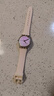 Mtin斯沃琪Swatch橡胶硅胶表带GB274 SUOB704原创炫彩手表带男女代用 裸粉色 17mm 实拍图