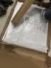齐富60*90cm磁性钢化玻璃白板磁吸支架式带轮移动办公商用直播小黑板家用教学培训班儿童讲课画板白色 实拍图