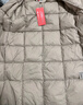 美力城长款羽绒服女装新款90%鹅绒过膝外套连帽户外休闲运动风051 灰色 S 实拍图