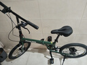 Jeep 吉普(JEEP)山地自行车男女公路车学生折叠减震城市车变速-飞虎 飞虎-20寸-辐条轮-军绿色 7速一代标配版 实拍图