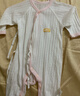 贝瑞加（Babyprints）新生儿连体衣2件装婴儿纯棉内衣薄款四季爬服柔软宝宝哈衣 粉52 实拍图