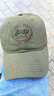 JEEP 吉普 帽子男户外运动棒球帽时尚潮流四季休闲帽子纯色太阳帽鸭舌帽男士司机帽子 18047军绿色 可调节 实拍图