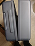 汉客大容量行李箱女拉杆箱男登机商务差旅行箱出游收纳学生密码箱子皮 烟白色细点纹丨性价比之王 24英寸 /64升/托运箱/中长途旅行 实拍图