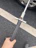 棠溪塘实心甩棍防身武器合法随身车载多功能伸缩棍打狗棍棒安防安保 【32寸】挡刀款78CM钛银 实拍图
